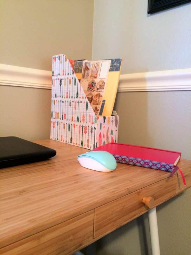 DIY Magazine Holder Makeover - ChristaCoDesign