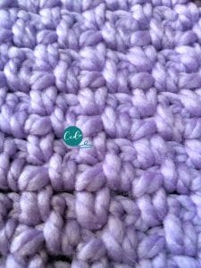 picture of purple stitches for crochet tablet cover