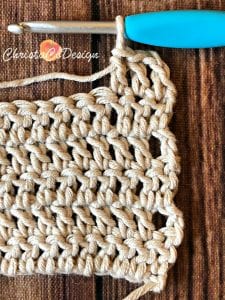 picture of first three standing stitch