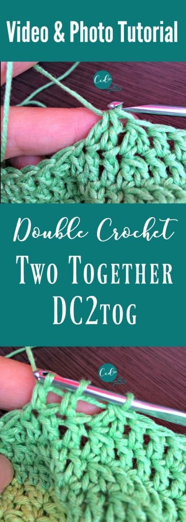 double crochet two together