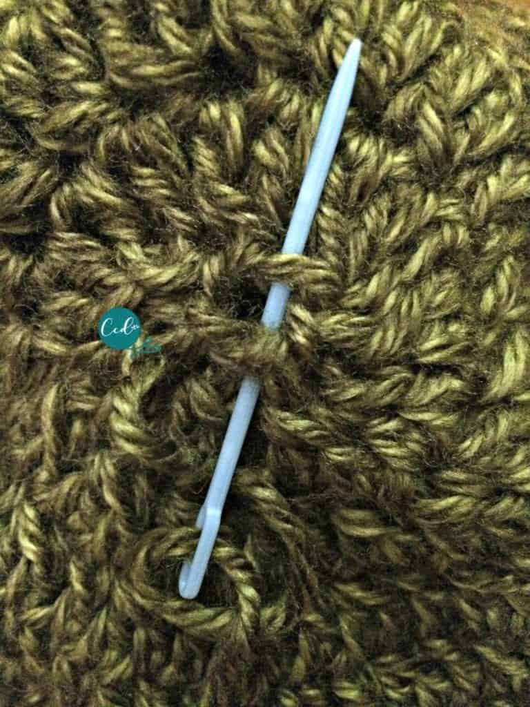 textured slouchy hat