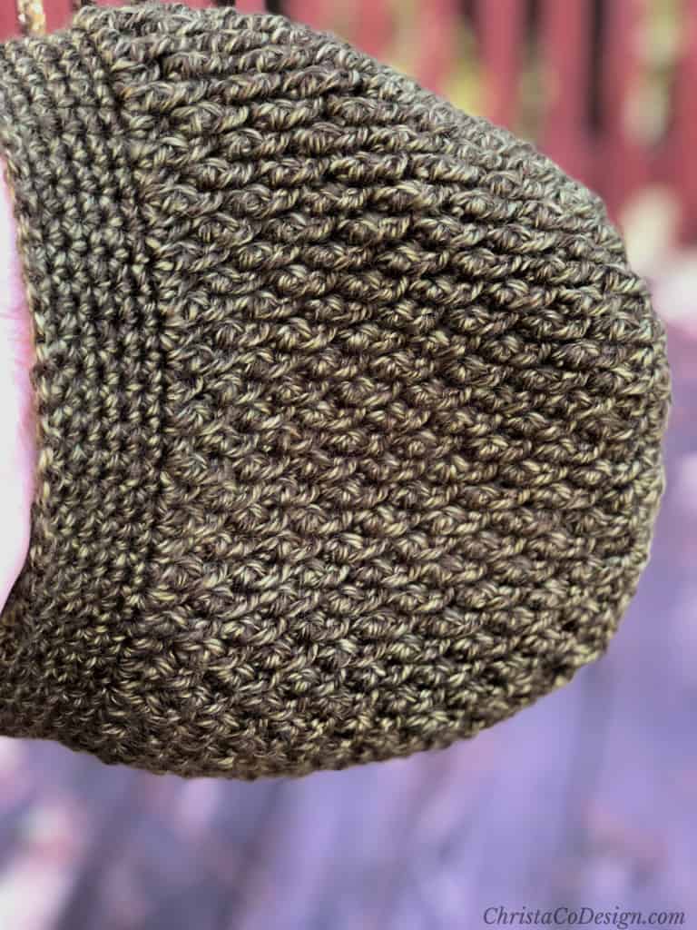 textured slouchy hat