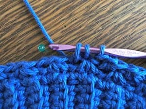 single crochet cluster