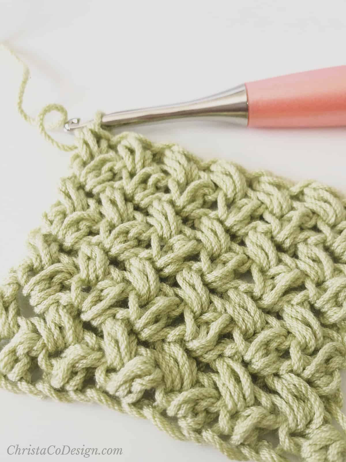 How to Crochet the Mini Bean Stitch Step by Step