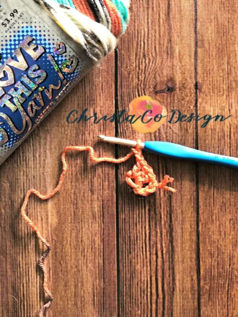 picture of easy crochet triangle scarf