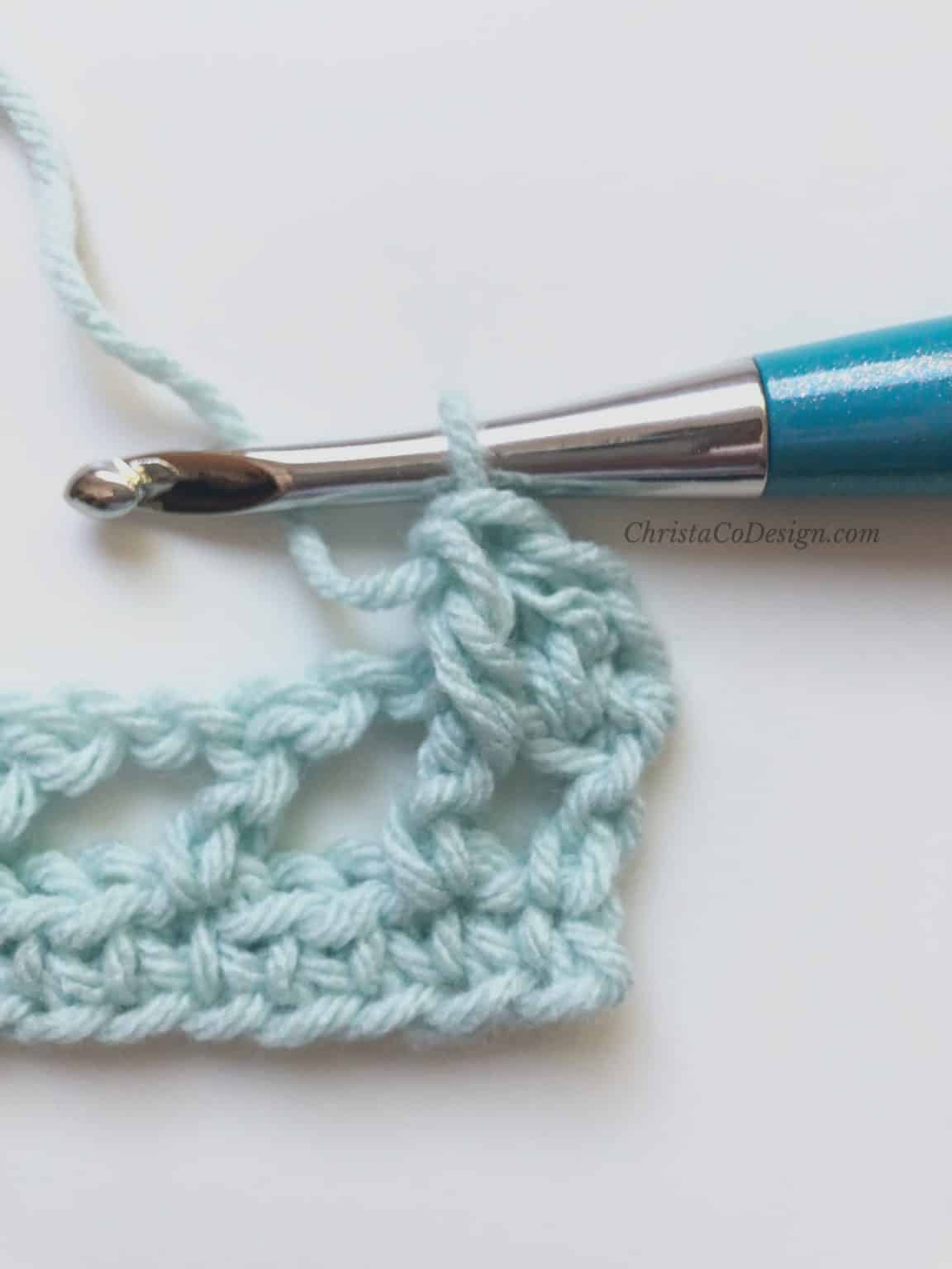 Strisce Easy Crochet Ruffle Edge Wrap Pattern ChristaCoDesign