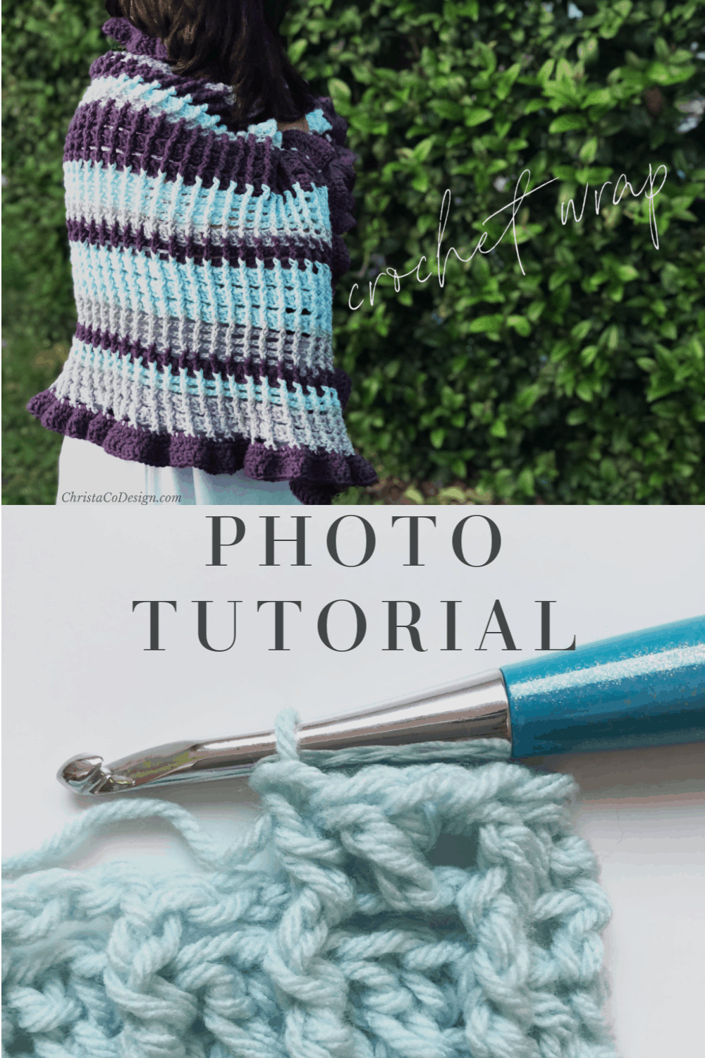 picture of pin image crochet wrap photo tutorial