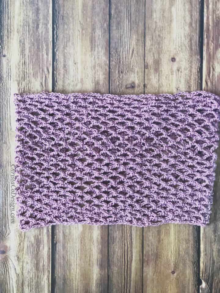 Free Summer Infinity Scarf Crochet Pattern For Beginners - ChristaCoDesign