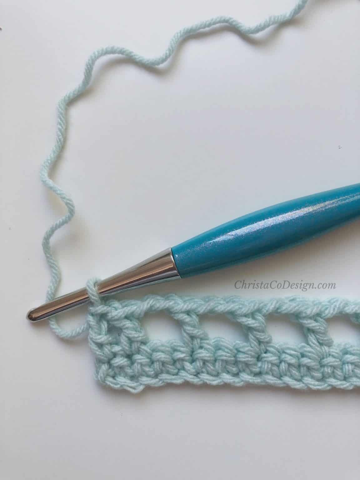 Strisce Easy Crochet Ruffle Edge Wrap Pattern ChristaCoDesign