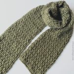 picture of men's crochet scarf free pattern