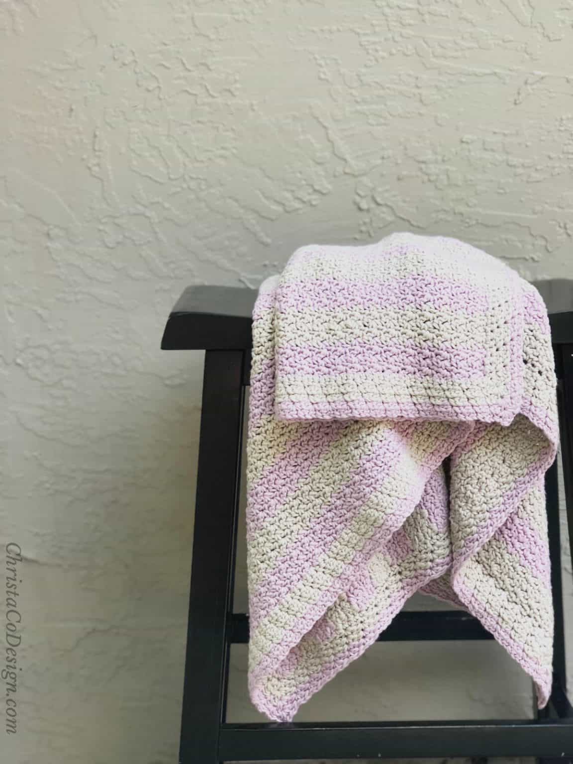 Free Cotton Blanket Crochet Pattern The Eileen ChristaCoDesign