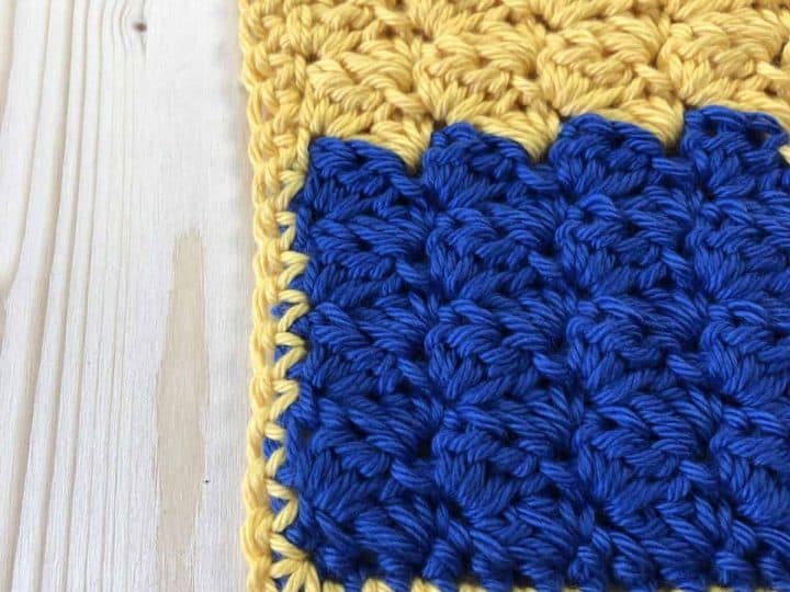Square washcloth crochet