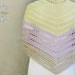 Lilla triangle shawl back.
