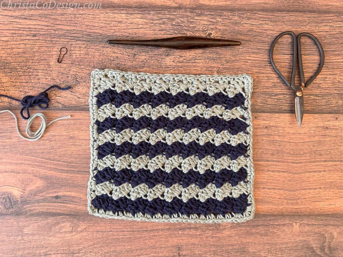 Free Scrappy Crochet Washcloth Pattern That’s Easy