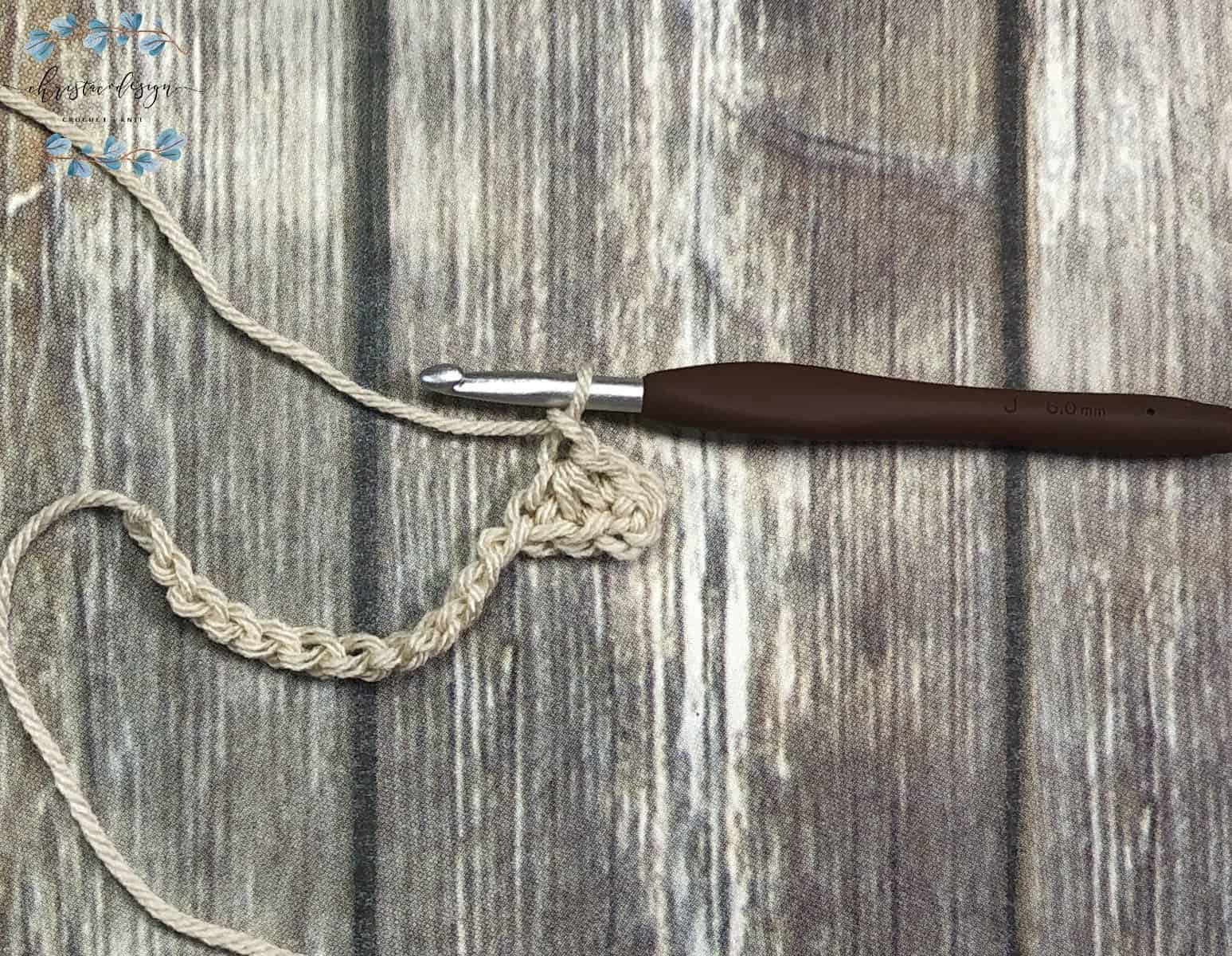 picture of complete trinity stitch completed photo tutorial