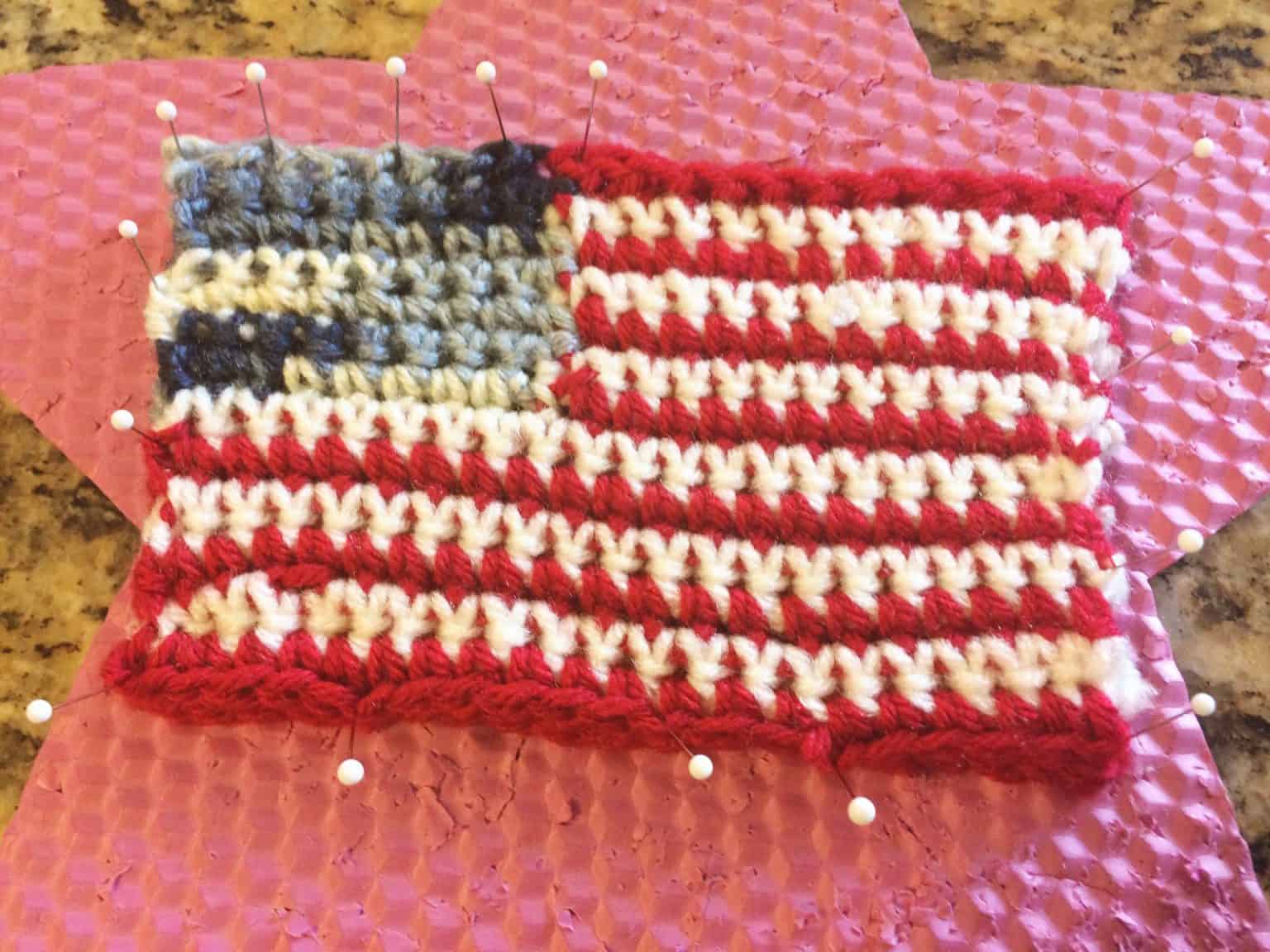Free Crochet American Flag Pattern ChristaCoDesign