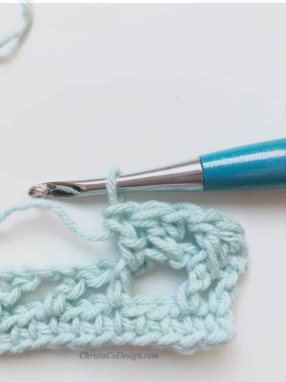 Strisce Easy Crochet Ruffle Edge Wrap Pattern ChristaCoDesign