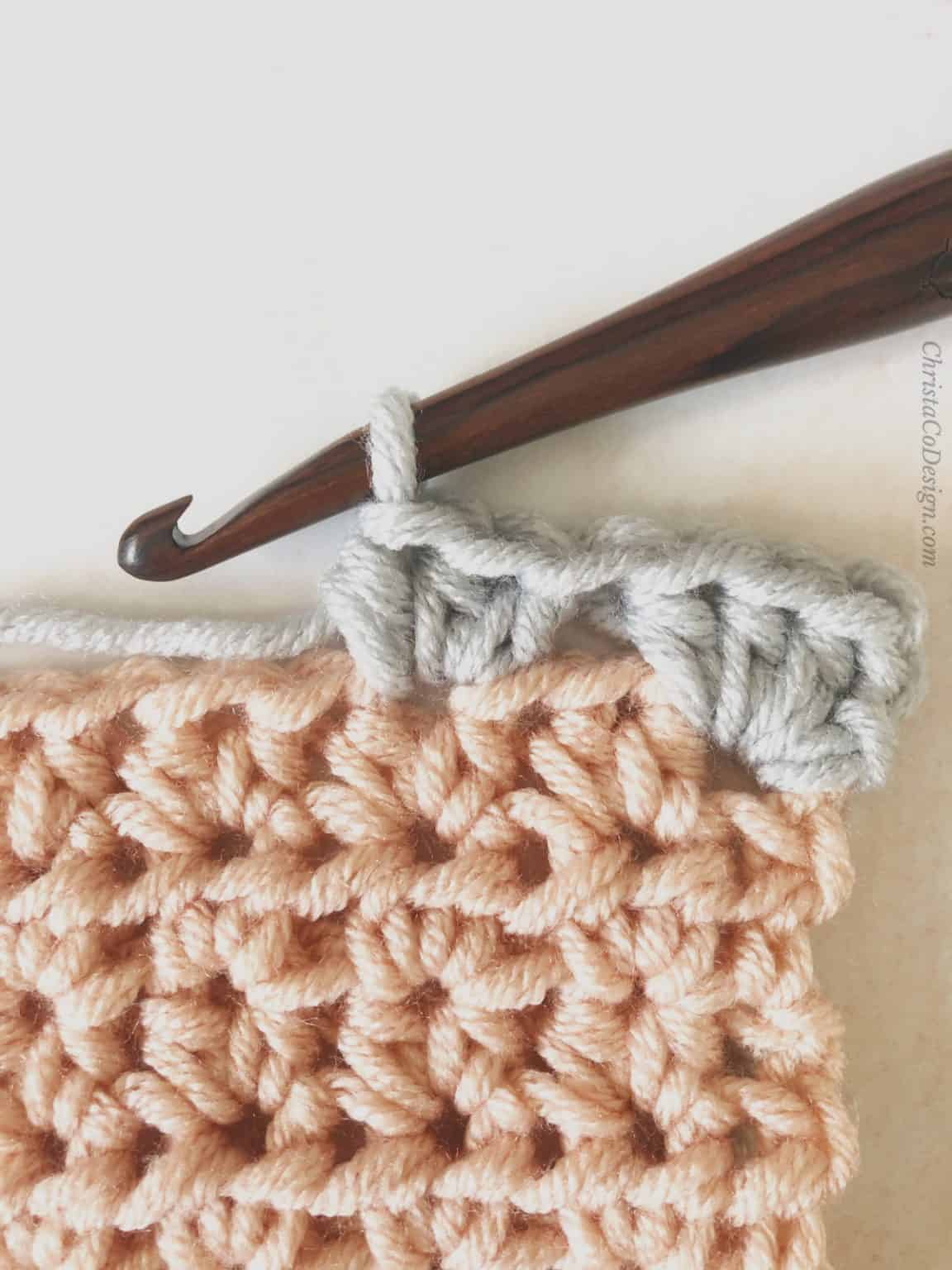 Easy Chunky Crochet Blanket Pattern: Ava Blanket - ChristaCoDesign