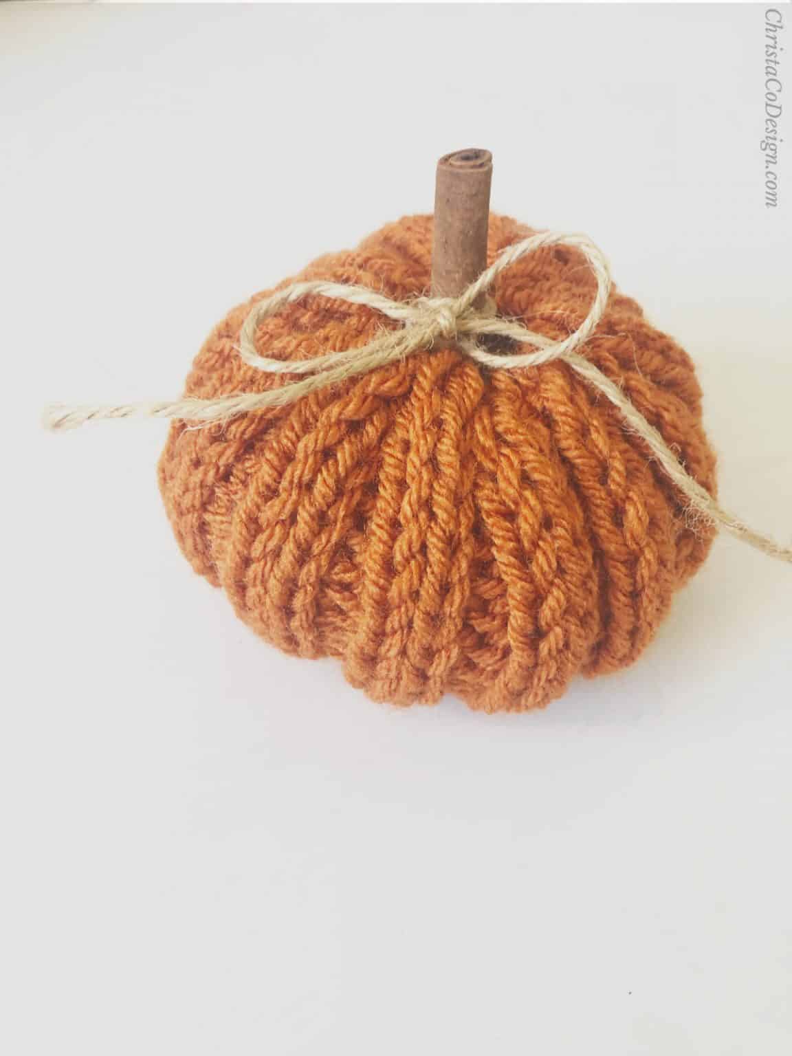 Free Pumpkin Knitting PatternBeginner Friendly ChristaCoDesign Free Pumpkin Knitting PatternBeginner Friendly ChristaCoDesign