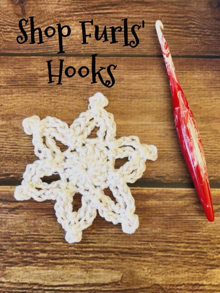 picture with text shop furls crochet hooks