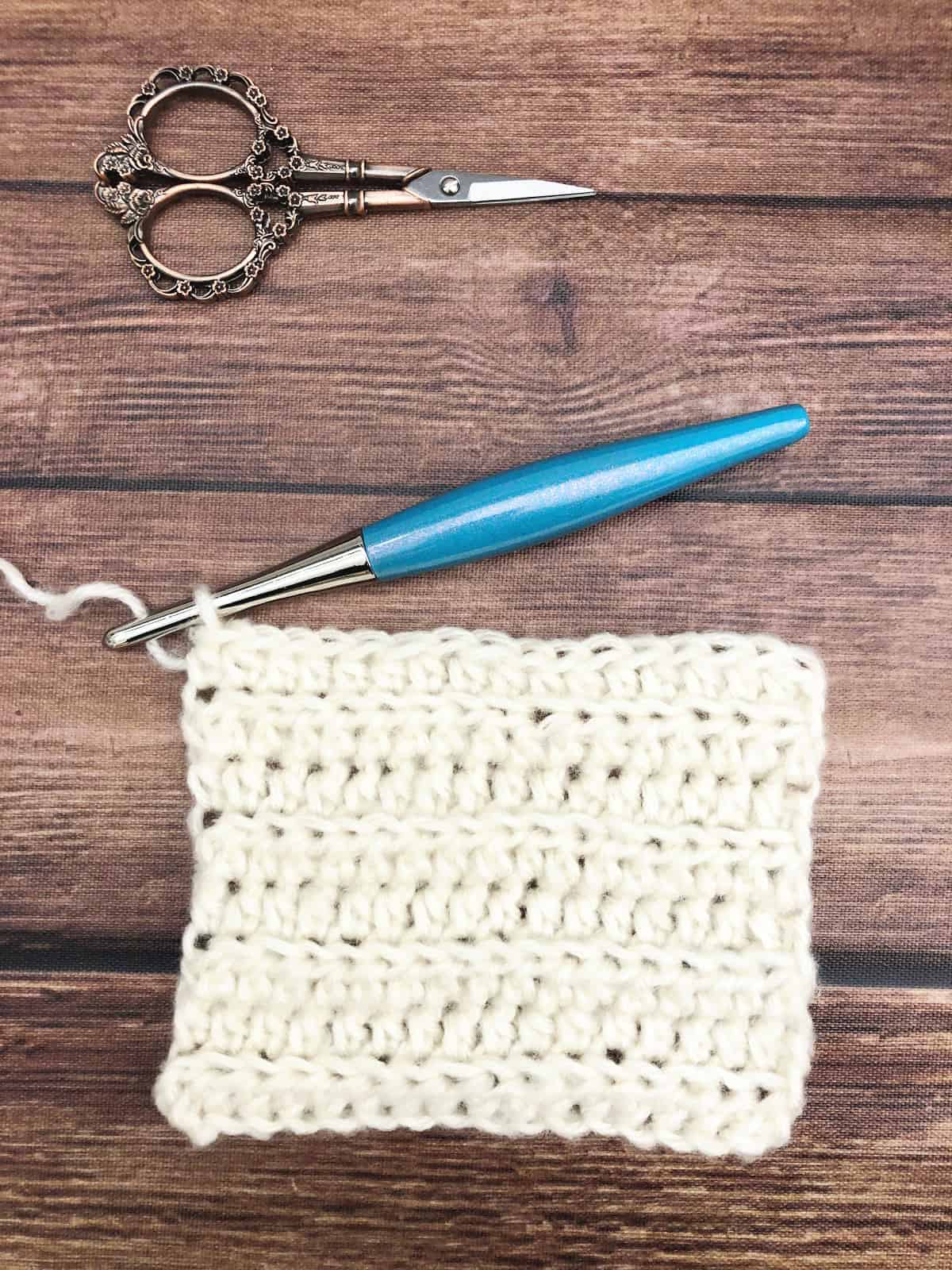 How to Half Double Crochet in the Back Loop Only