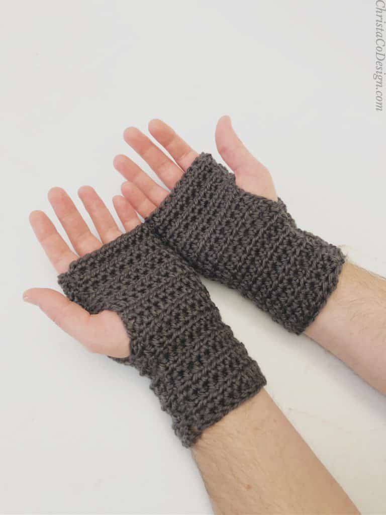 picture of palm up hdc gloves