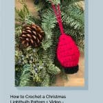 picture of pin image red christmas crochet bulb pattern free