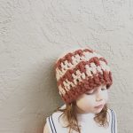 picture of crochet hat striped