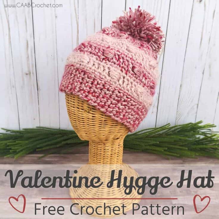 Image for Valentine Hygge Hat Pattern - Cute As A Button Crochet