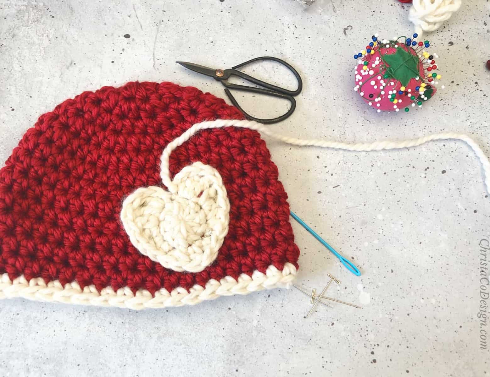 How To Sew On A Crochet Appliqué To Your Hat