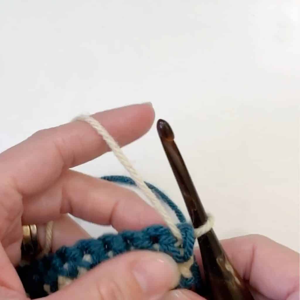 How To Carry Yarn Step By Step Crochet Tutorial ChristaCoDesign