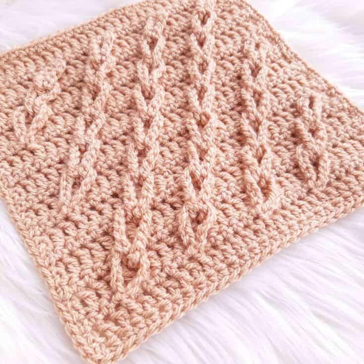 Image for Lasting Links Crochet Blanket Square – Friendship Blanket CAL 2021