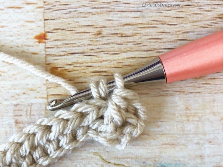 Back Post Half Double Crochet Stitch Tutorial - ChristaCoDesign