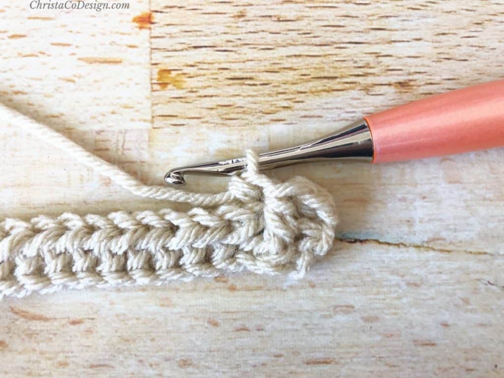 Back Post Half Double Crochet Stitch Tutorial - ChristaCoDesign