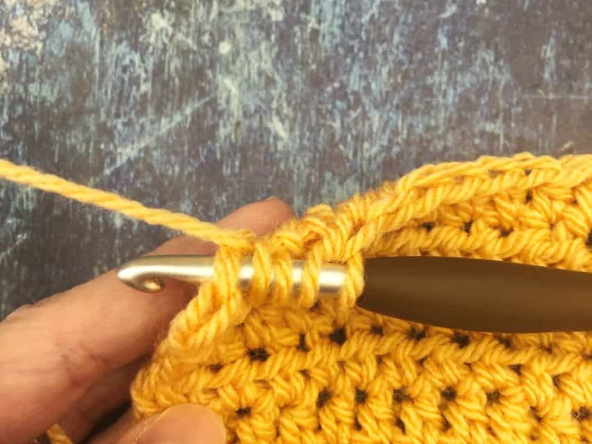 How to Decrease Half Double Crochet hdc2tog Tutorial - ChristaCoDesign