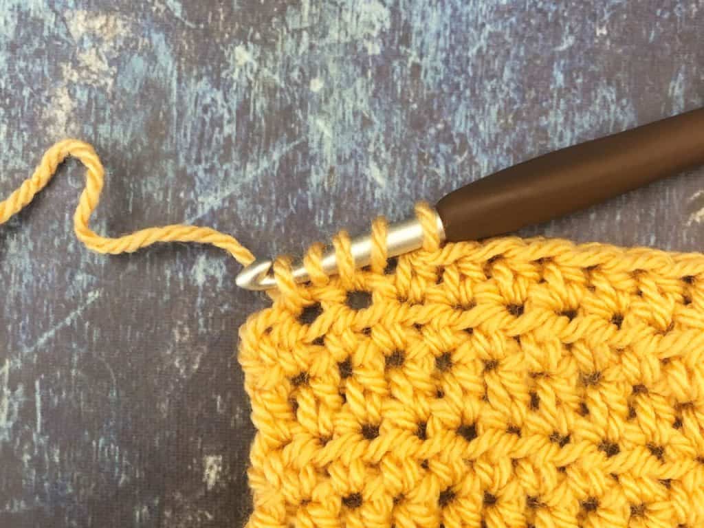 How to Half Double Crochet Two Together {hdc2tog} Tutorial