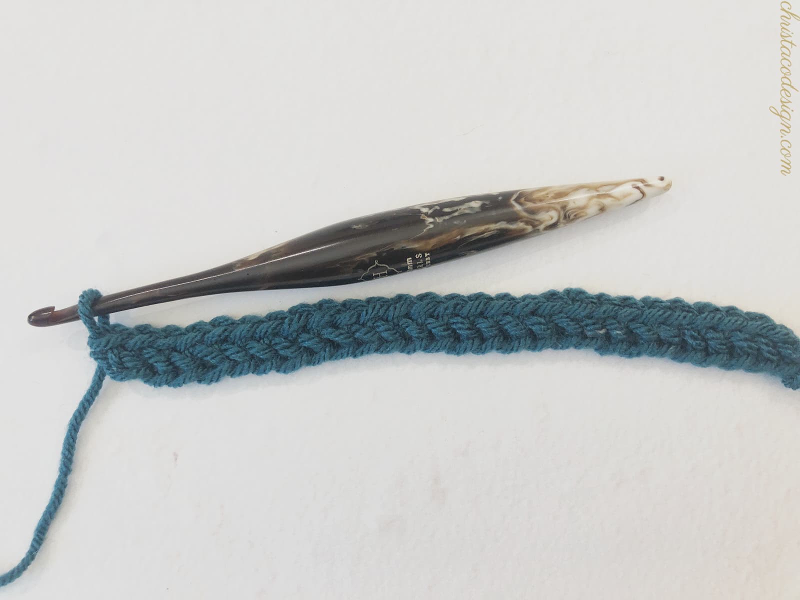 Row 1 Foundation single crochet.