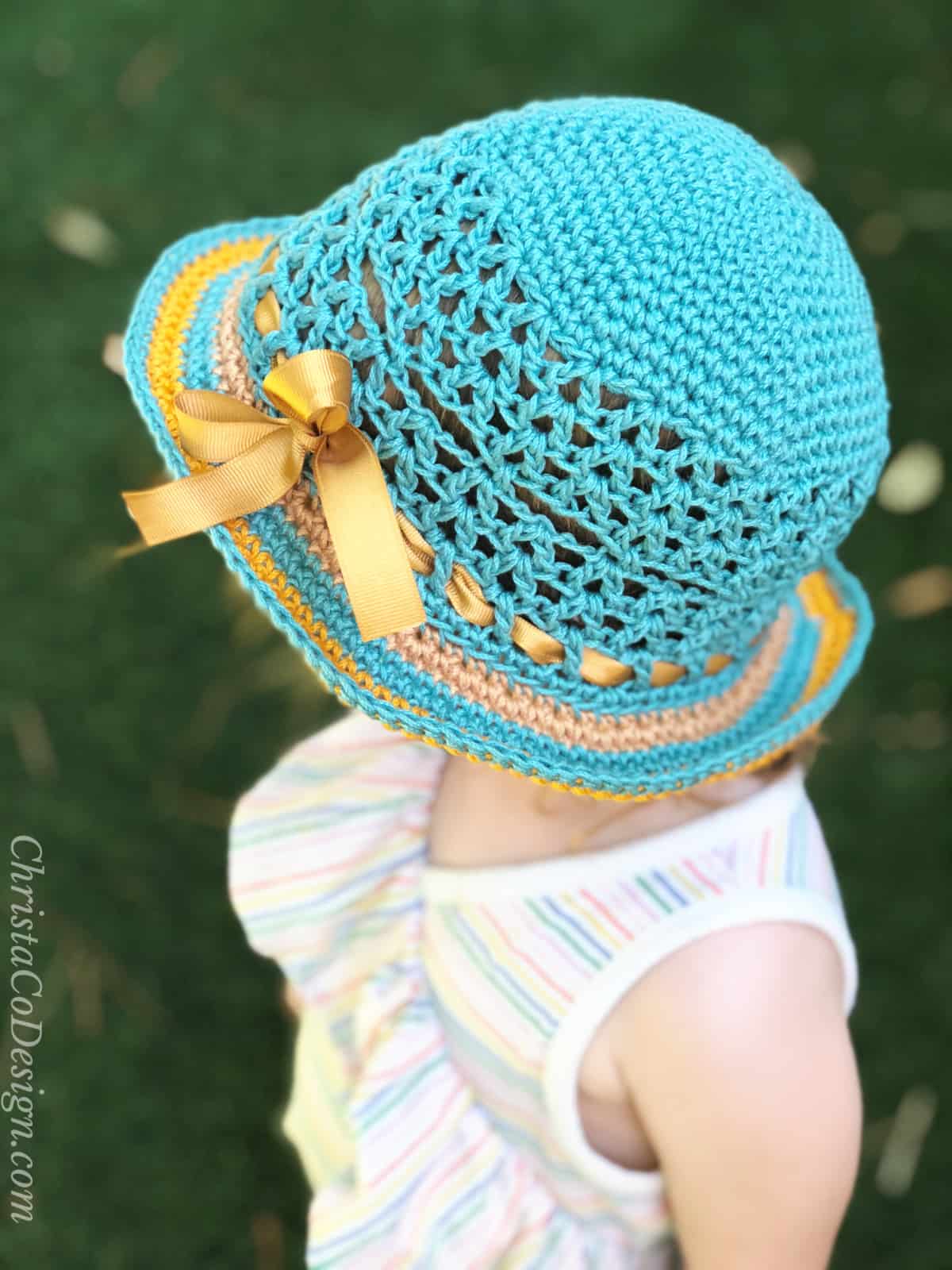 Lunette Sun Hat Free Crochet Along, Part 1