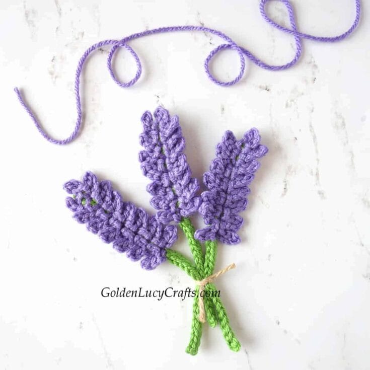 Image for Lavender Applique Crochet Pattern