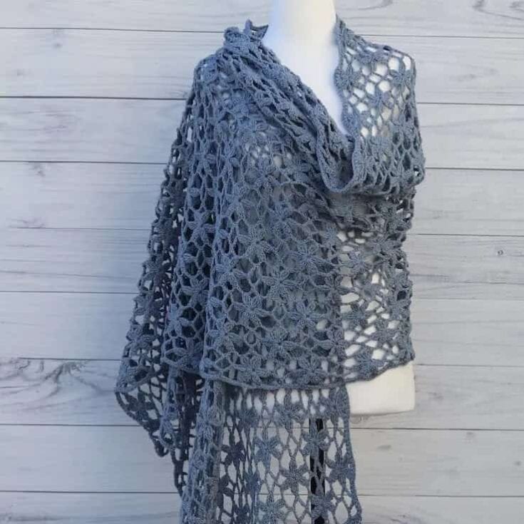 Image for Blue Orchid Shawl

