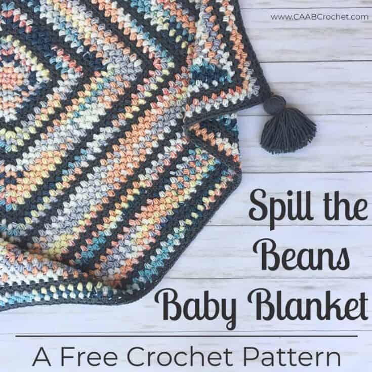 Image for Spill The Beans Crochet Baby Blanket Pattern - Cute As A Button Crochet