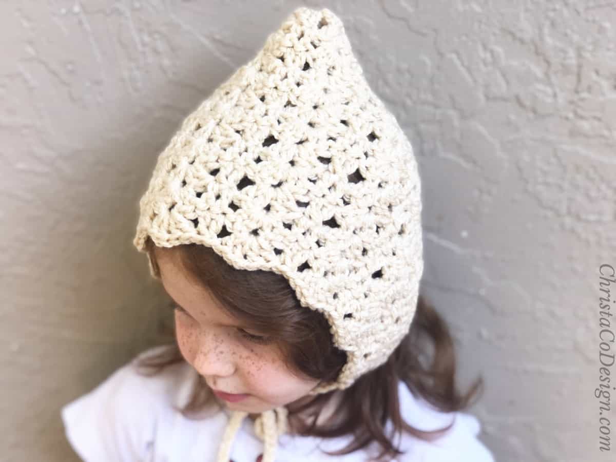 Crochet Bonnet Pattern in All Sizes | Bella Bonnet