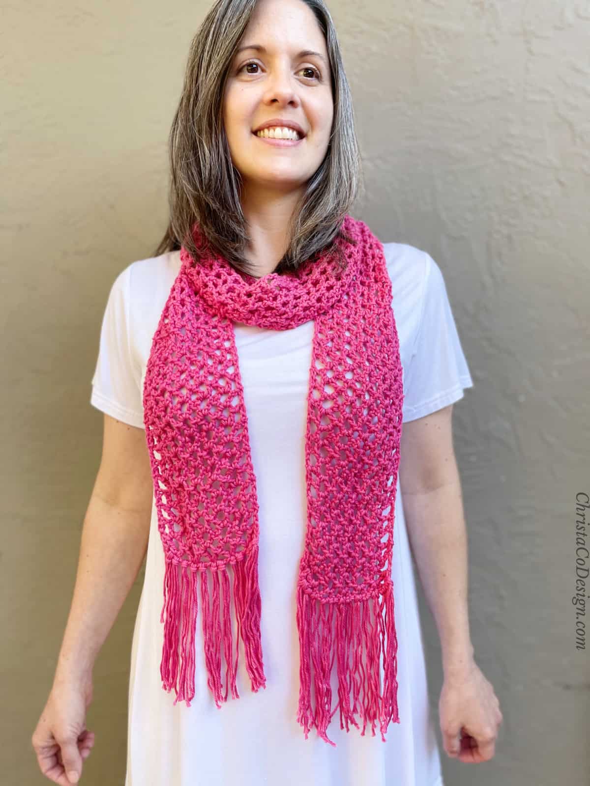 Merletto Scarf Crochet Pattern a Lacy Summer Scarf