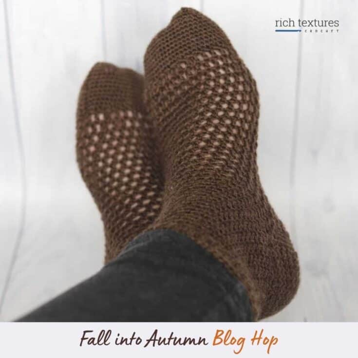 Image for Autumn Stroll Socks Crochet Pattern