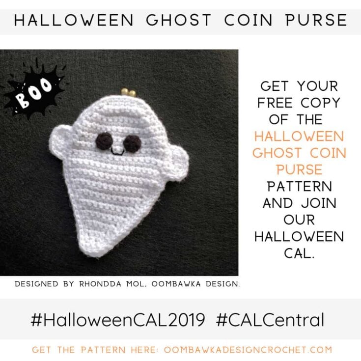 Image for Boo! Halloween Ghost Coin Purse Pattern