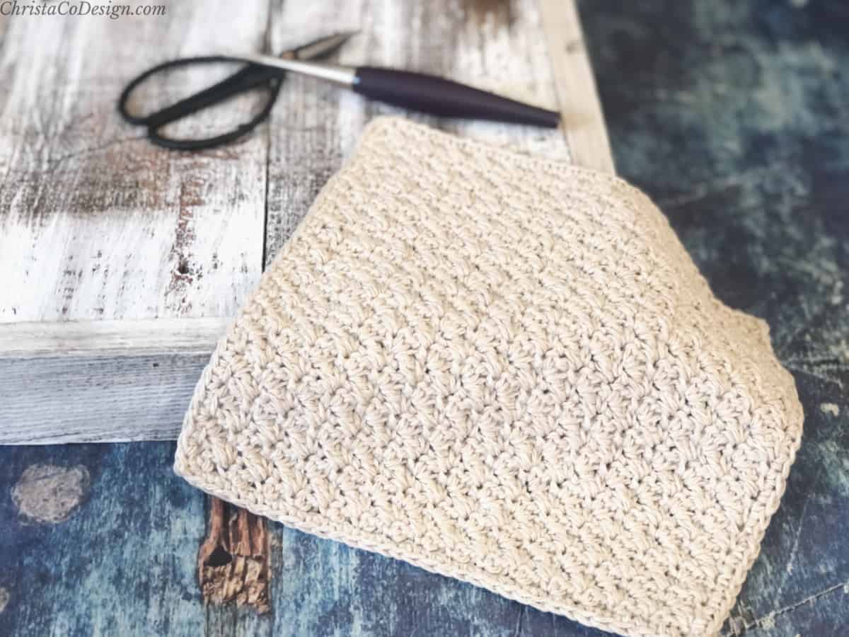 Easy Crochet Washcloth Pattern | Grana Washcloth