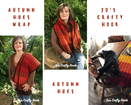 Image for Autumn Hues Wrap Crochet Pattern