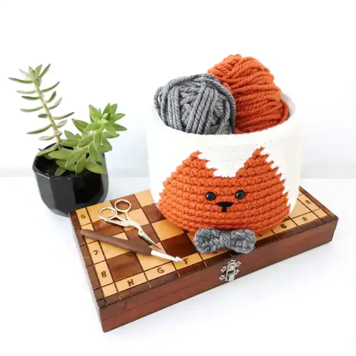 Image for Dapper Cat Basket Crochet Pattern