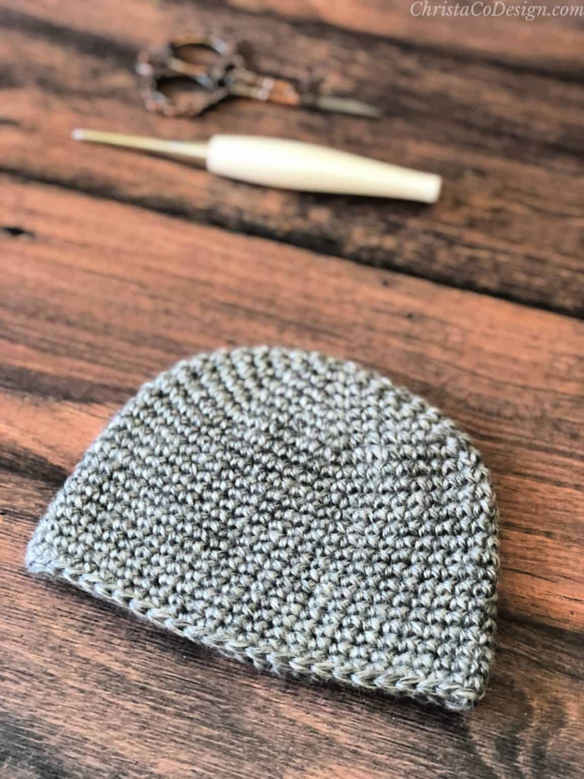 Free Single Crochet Hat Pattern An Easy Beanie For Beginners ...