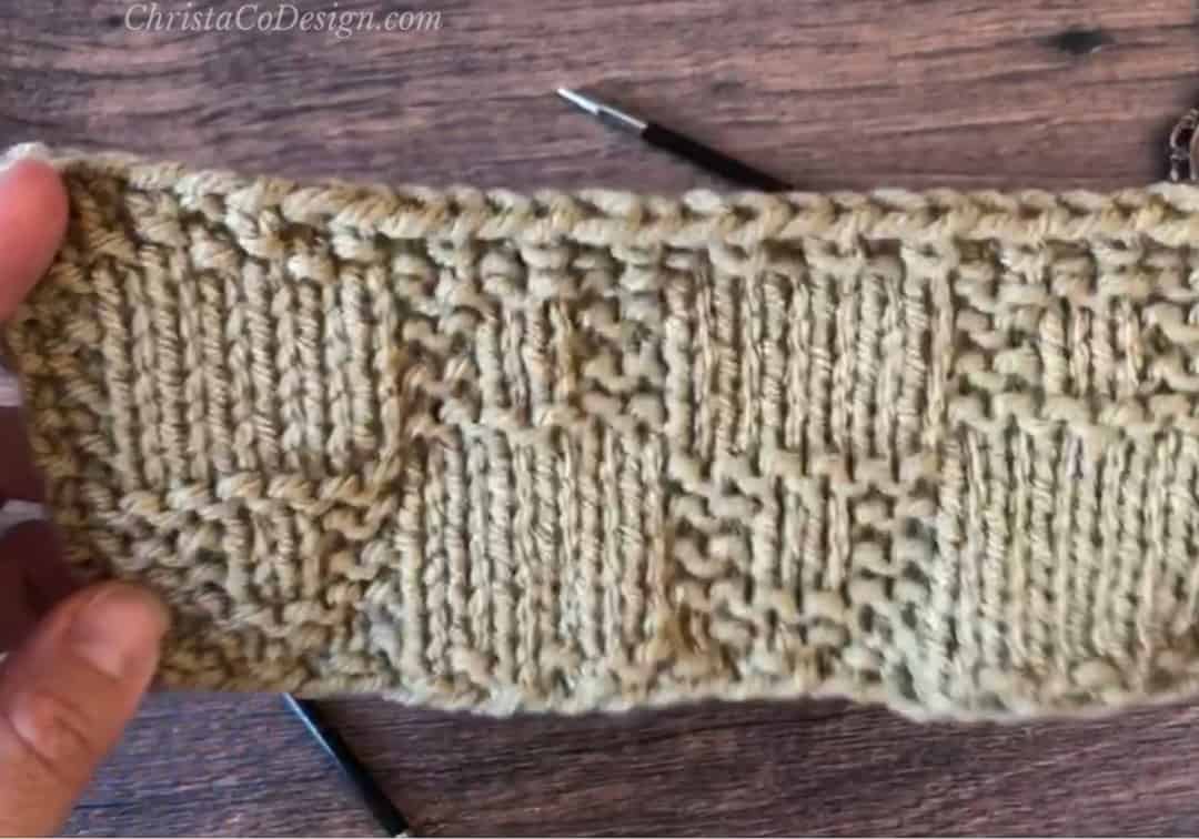 How to Bind Off in Pattern for Seed Stitch ChristaCoDesign